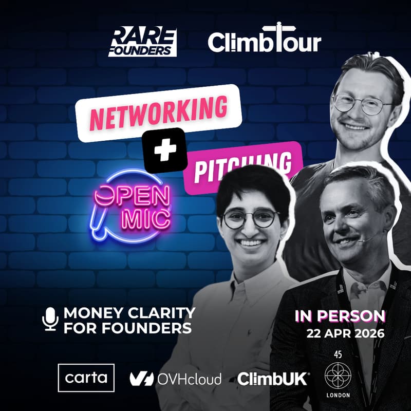 Cover Image for Money Clarity for Founders + Open Mic Pitching & Networking