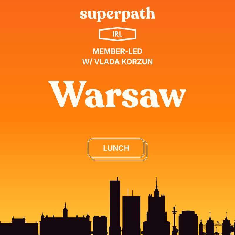 Cover Image for IRL: Warsaw Content Marketing Lunch (community-led)