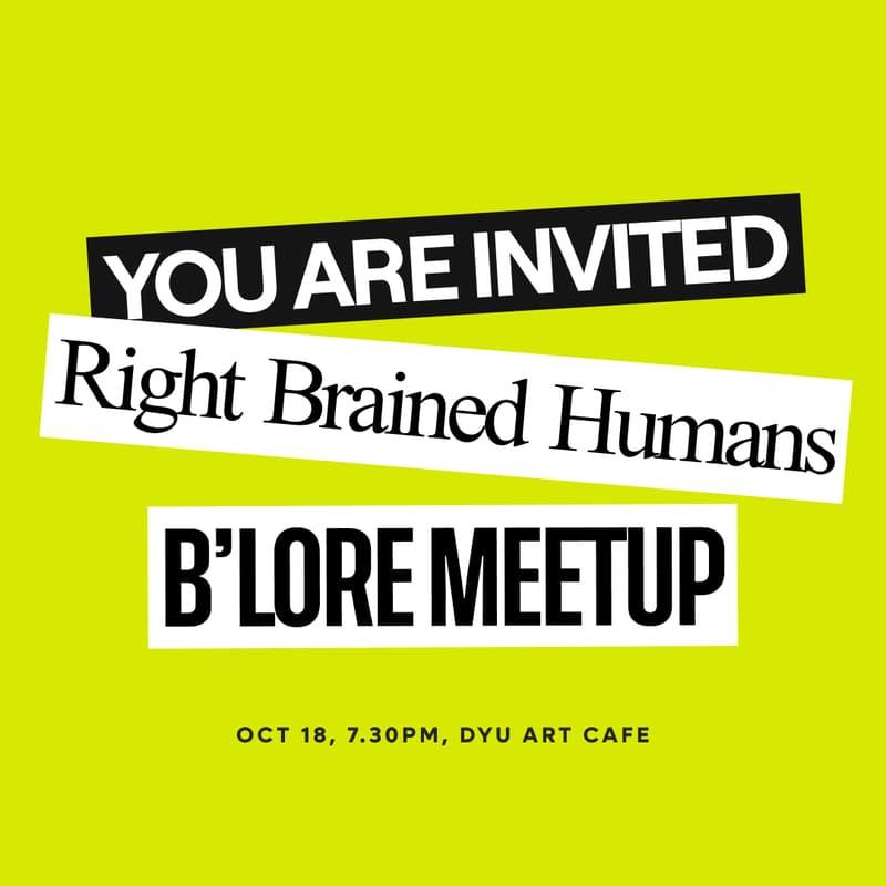 Cover Image for Right Brained Humans Meet Up!