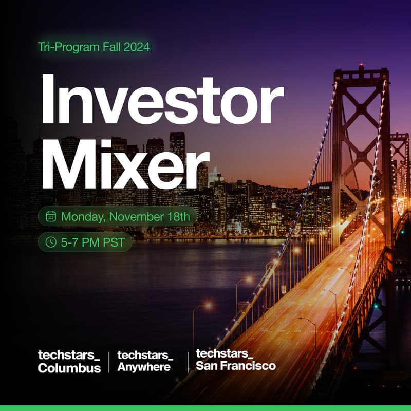 Cover Image for Techstars Tri-Program Investor Mixer