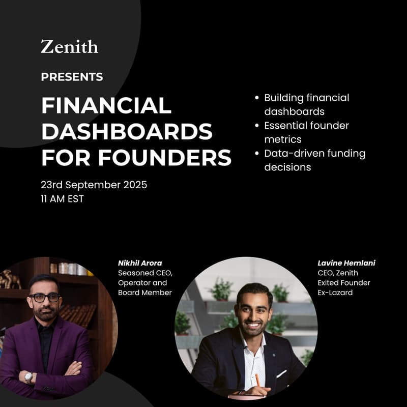 Cover Image for Financial Dashboards for Founders