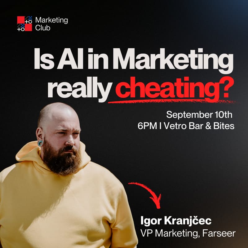 Cover Image for Marketing Club #3: Is AI in Marketing really cheating?