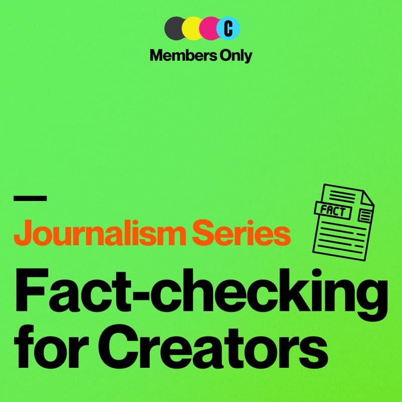 Cover Image for Fact-checking for Creators