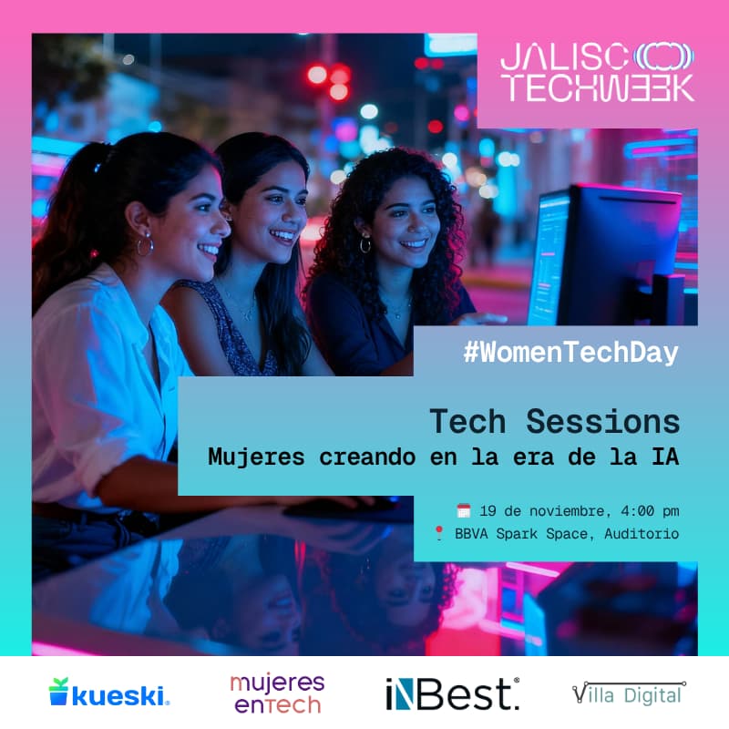 Cover Image for Tech Sessions: Mujeres creando en la era de la IA