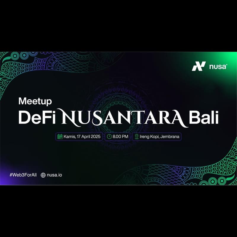 Gambar Sampul untuk First Meetup DeFi Nusantara Bali