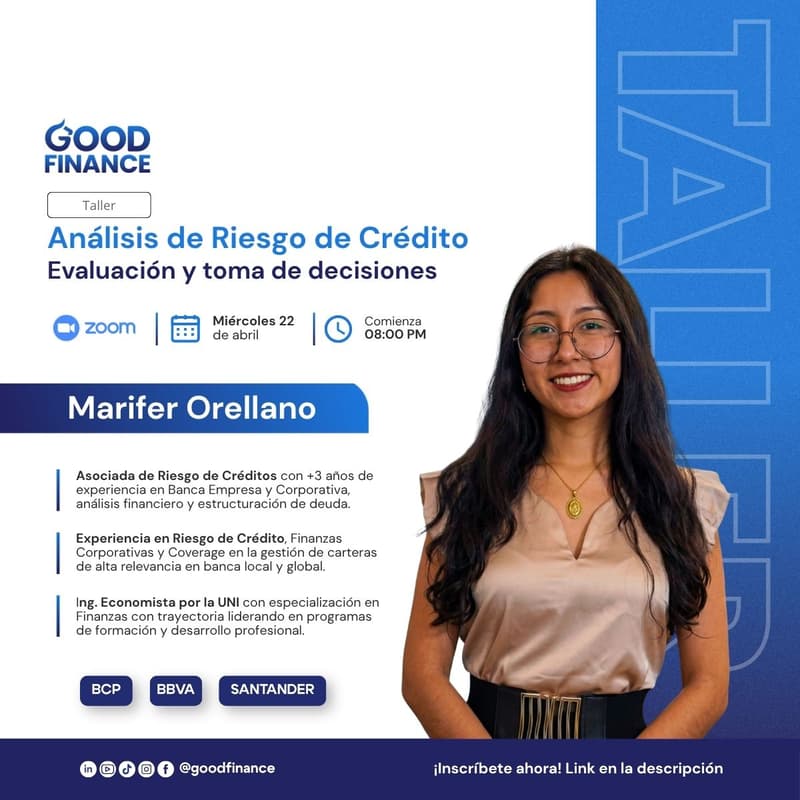 Cover Image for Taller: Análisis de Riesgo de Crédito - Evaluación y toma de decisiones.