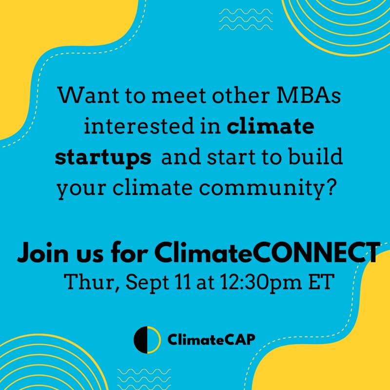 Cover Image for ClimateCONNECT: Climate Startups