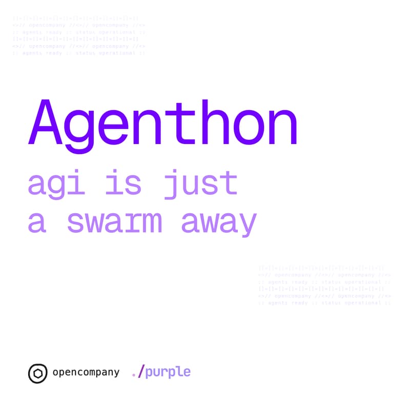 Cover Image for agenthon 001 (agent hackaton)