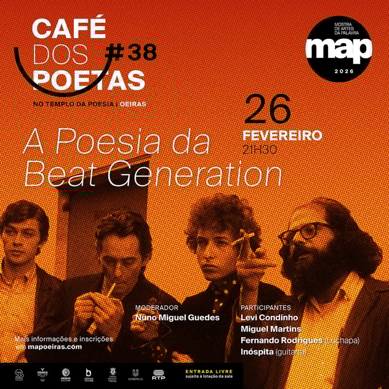 Cover Image for Café dos Poetas 38 "A Poesia da Beat Generation"