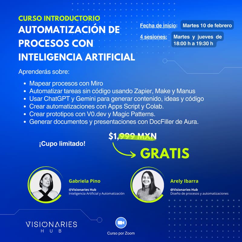 Foto de portada de Curso Automatización de Procesos con IA (temario 2026)