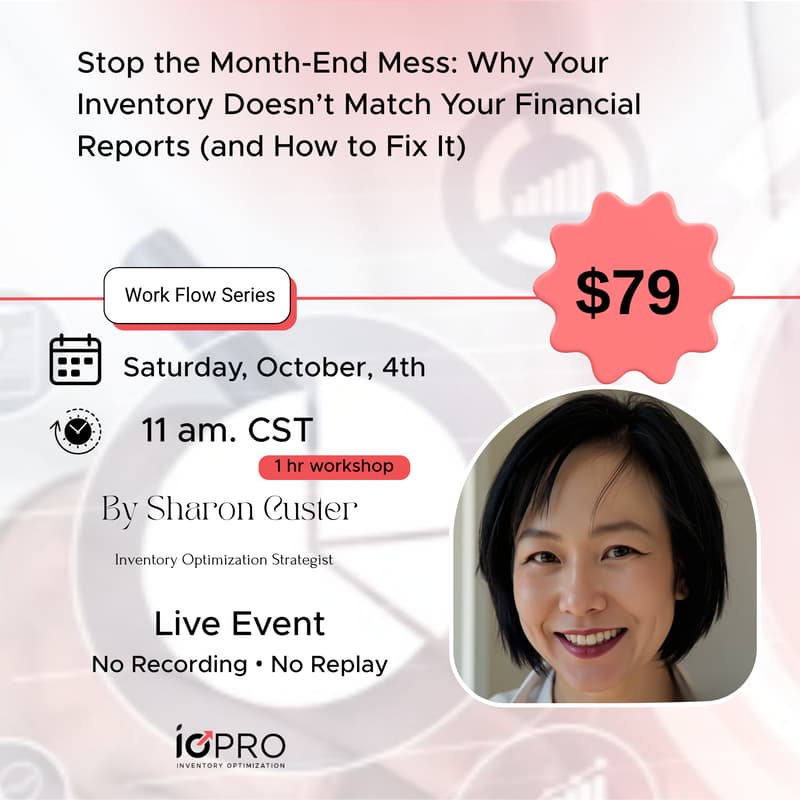 Cover Image for Stop the Month-End Mess: Why Your Inventory Doesn’t Match Your Financial Reports (and How to Fix It)