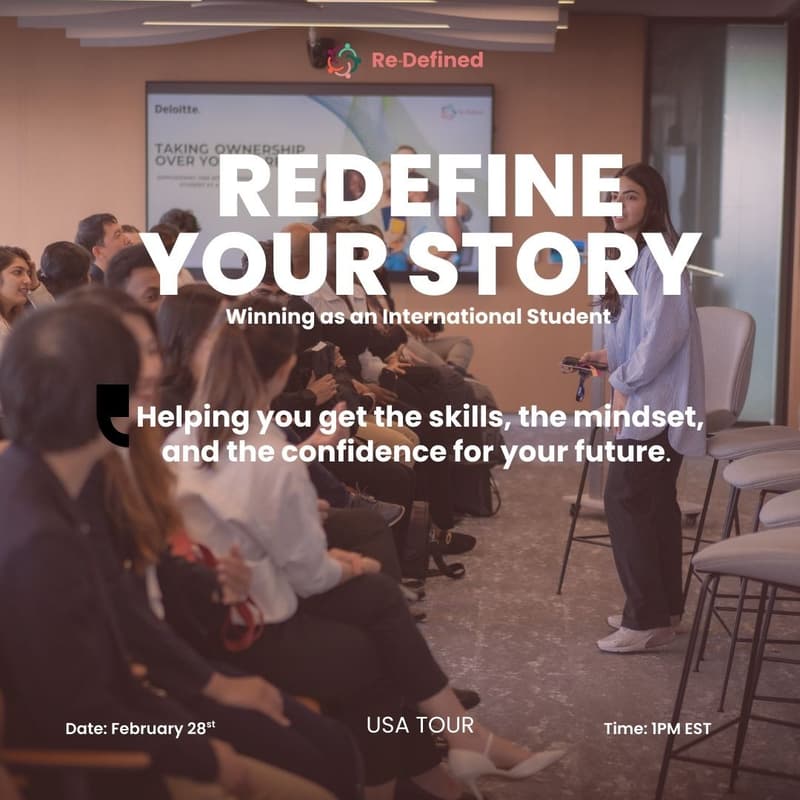 Cover Image for Redefine Your Story: Winning as an International Student