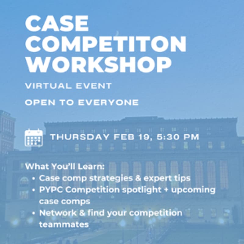 Cover Image for Case Competition Workshop