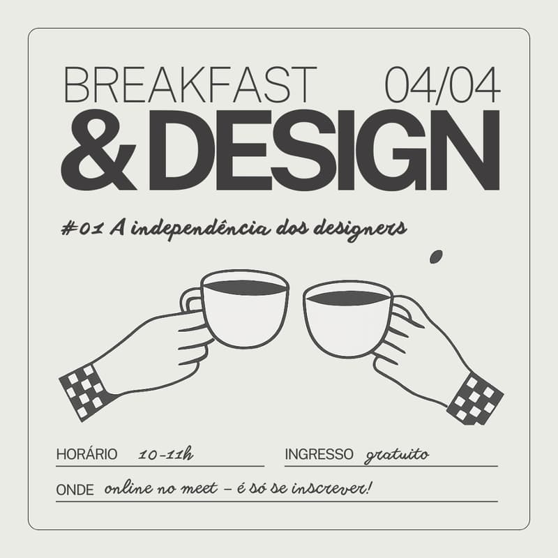 Cover Image for 🍳 Breakfast & Design – #01 A independência dos designers