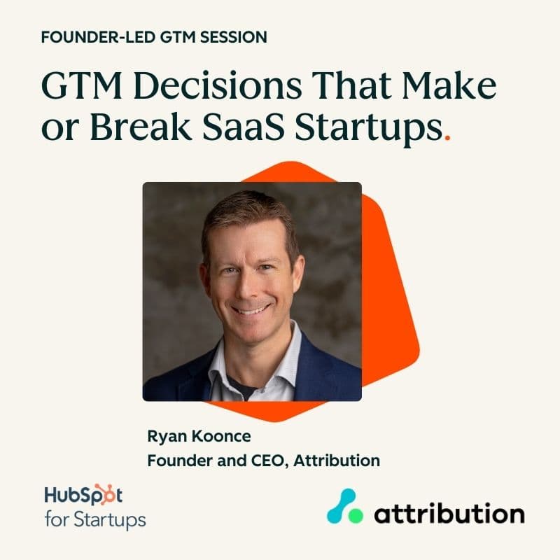 Cover Image for Founder-Led GTM Session with Ryan Koonce (Attribution)