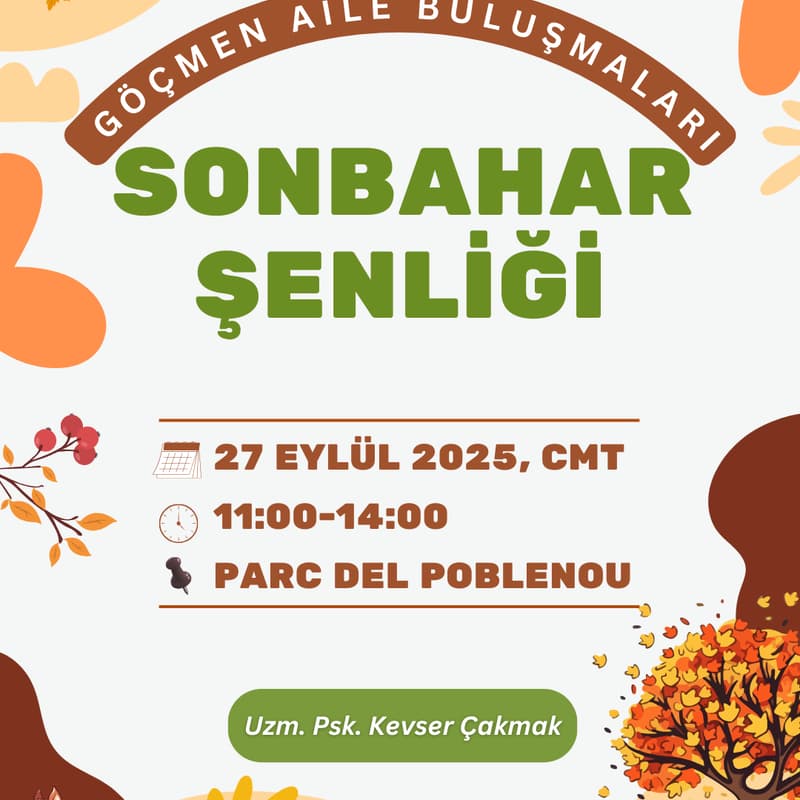 Cover Image for Göçmen Aile Buluşmaları-Sonbahar Şenliği