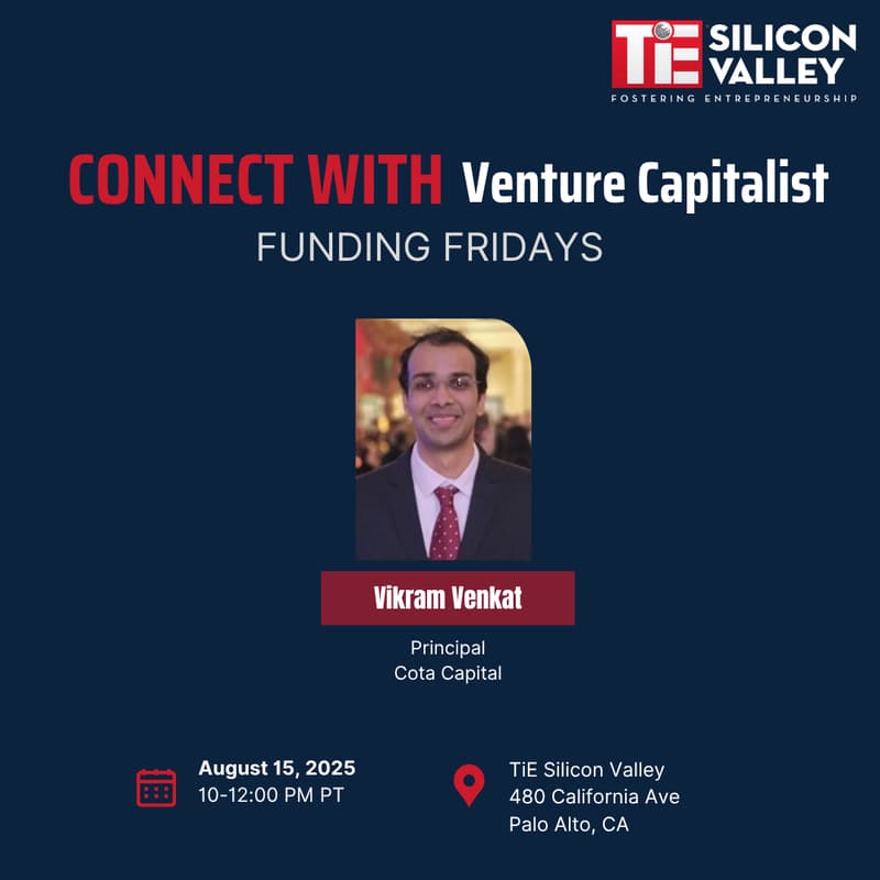Cover Image for Funding Fridays by TiE Silicon Valley