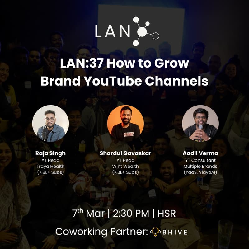 Cover Image for LAN-37: How to Grow a Brand Youtube? (Panel Discussion)