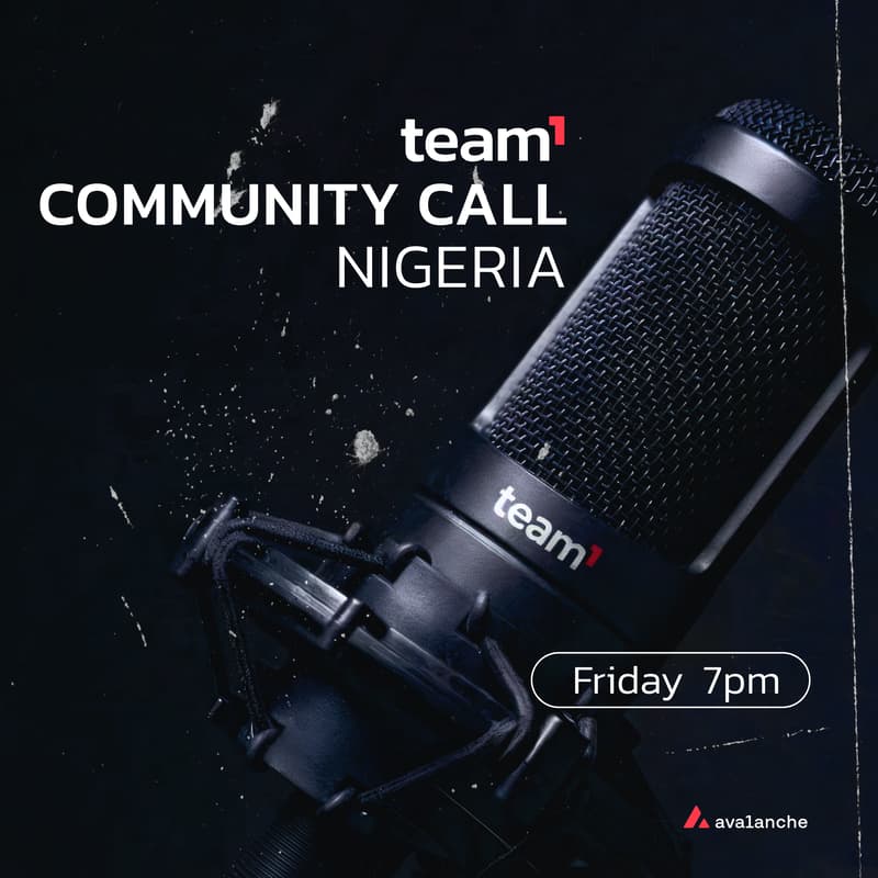 Cover Image for Team1 Nigeria Community Call