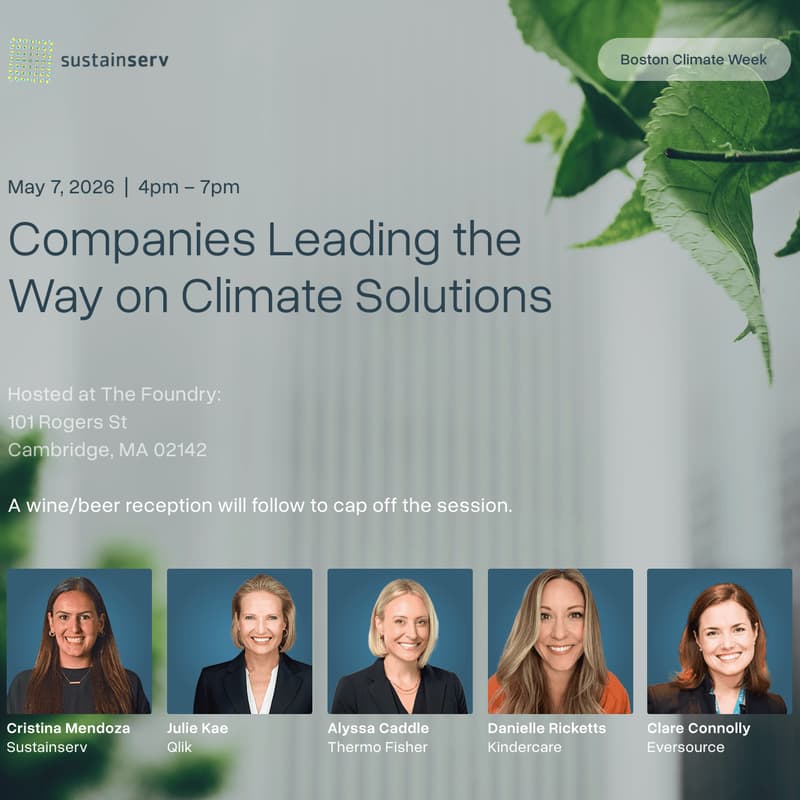 Cover Image for Panel: Companies Leading the Way on Climate Solutions