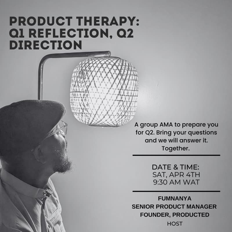 Cover Image for Product Therapy: Q1 Reflection, Q2 Direction