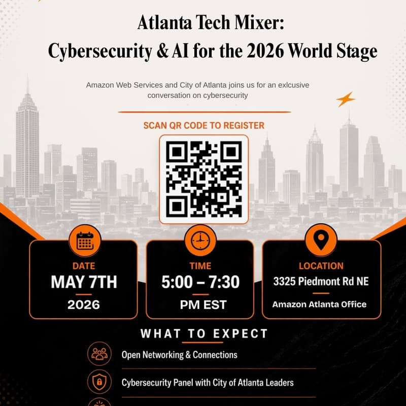 Cover Image for Blacks In Technology Atlanta: Networking Social featuring City of Atlanta Cyber Security Leadership Panel Discussion