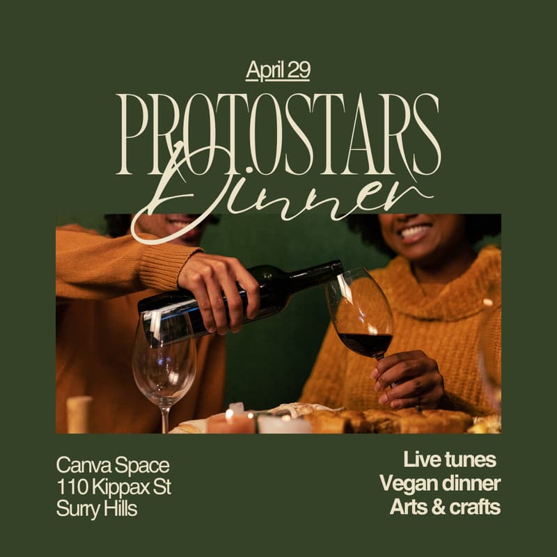 🍽️ Protostars Dinner Party [Sydney / Gadigal] · Luma