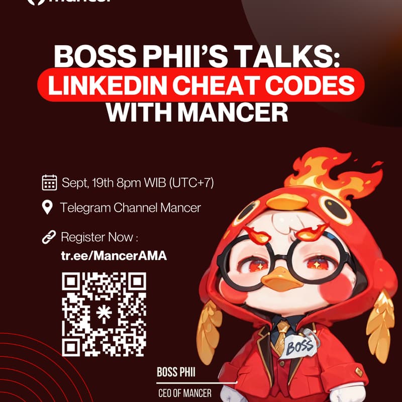 Cover Image for Boss Phii’s Talks : LinkedIn Cheat Codes with Mancer