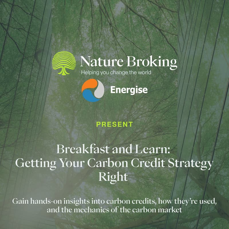 Cover Image for Breakfast and Learn: Getting your Carbon Credit Strategy Right