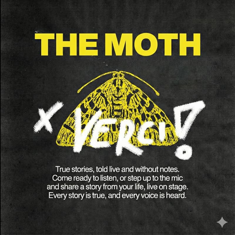 Cover Image for Verci The MOTH Storytelling Night