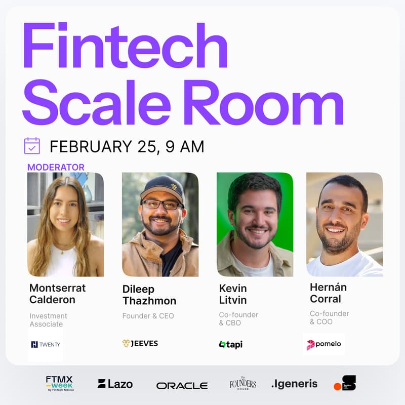Cover Image for Fintech Scale Room by Lazo, Oracle & Sandbox Hub