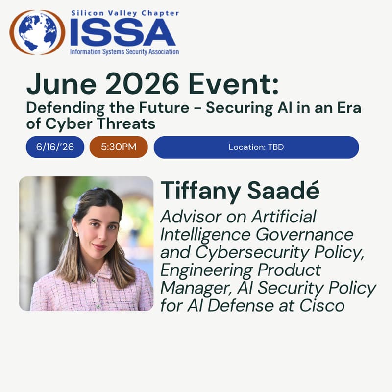 Cover Image for June 2026 Event: Defending the Future - Securing AI in an Era of Cyber Threats