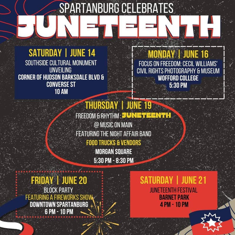 Cover Image for City of Spartanburg Juneteenth Celebration
