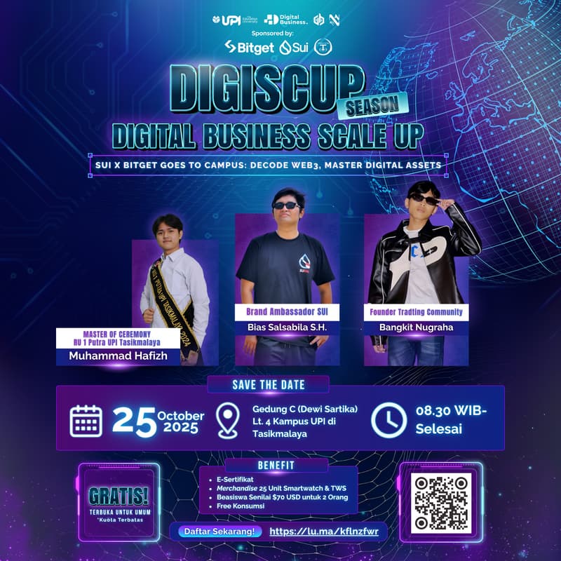 Cover Image for Sui X Bitget Goes to Campus : Decode Web3, Master Digital Assets