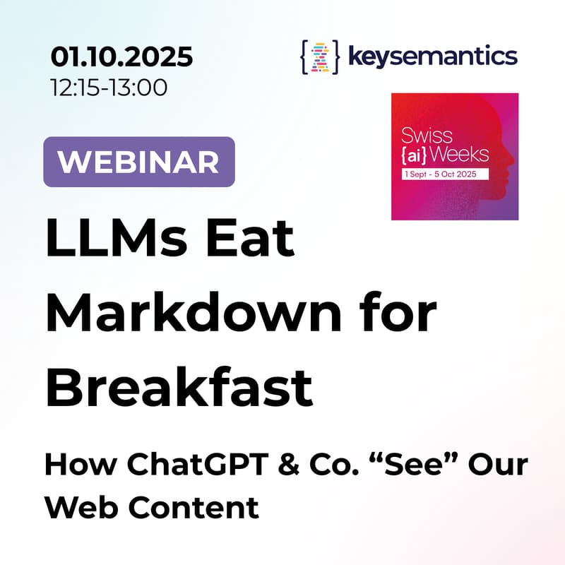 Cover Image for LLMs Eat Markdown for Breakfast: How ChatGPT & Co. “See” Our Web Content
