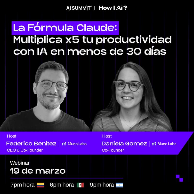 Cover Image for La Fórmula Claude: Multiplica x5 tu Productividad con IA en Menos de 30 Días