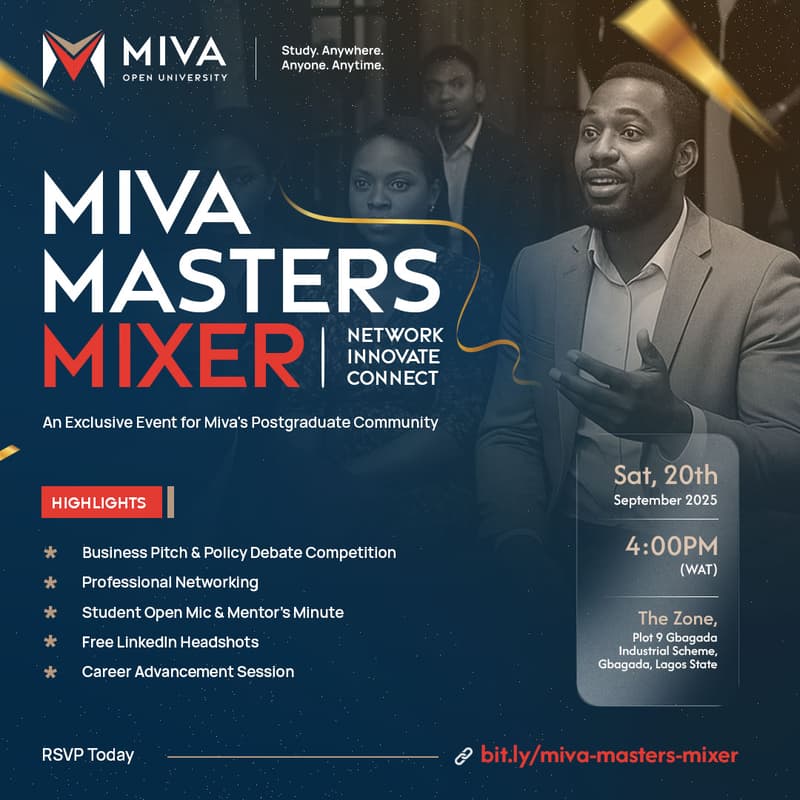Cover Image for Miva Masters Mixer: Network, Innovate, and Connect