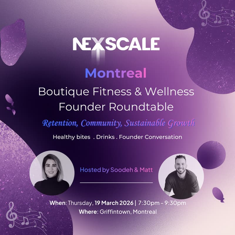 Cover Image for Montreal Boutique Fitness Founder Roundtable: Retention & Community