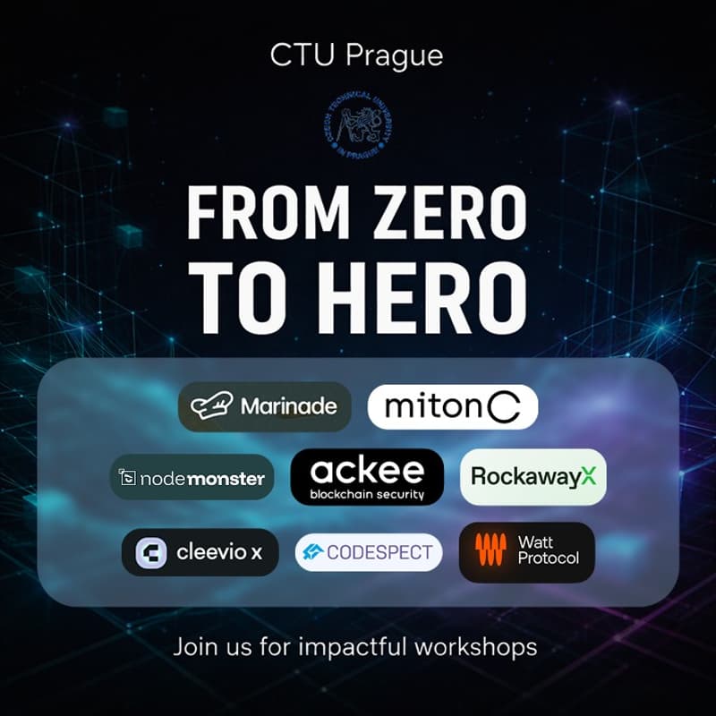 Cover Image for Workshop 3 | Zero to Hero: Hackathon Series | CTU x SolanaCZ