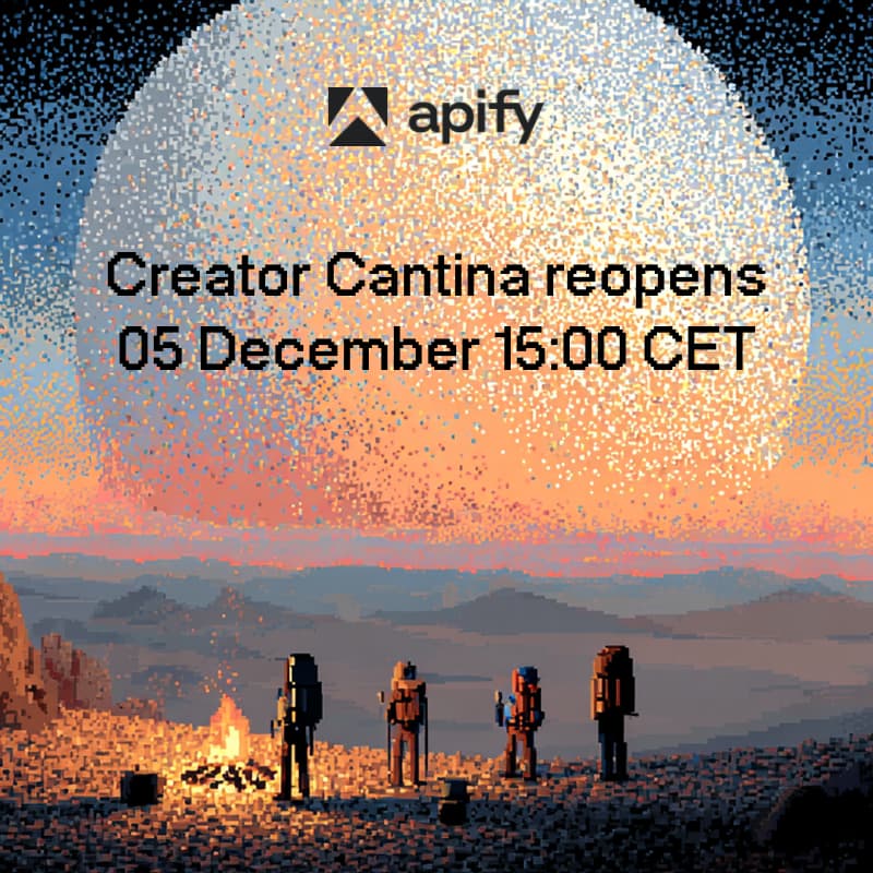 Cover Image for Apify $1M Campaign Creator Cantina