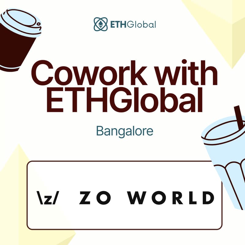 Cover Image for Cowork with ETHGlobal in Bangalore with Zo World