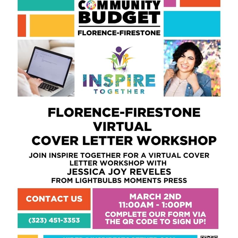 Cover Image for Virtual Cover Letter Workshop Florence-Firestone