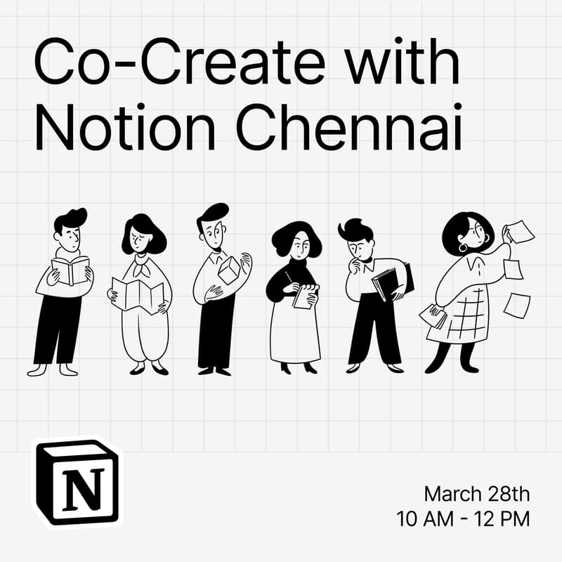 Cover Image for Co-Create with Notion Chennai