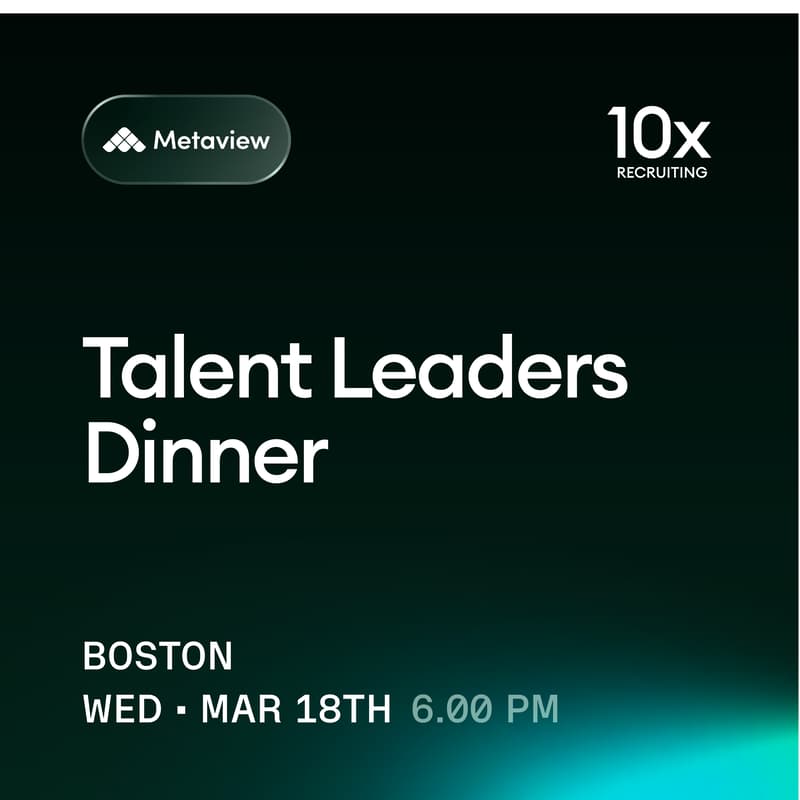 Cover Image for Invite-only talent leaders dinner: Boston