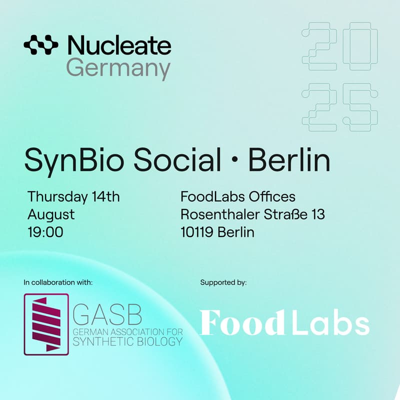 Cover Image for SynBio Social Berlin | Nucleate x GASB x FoodLabs