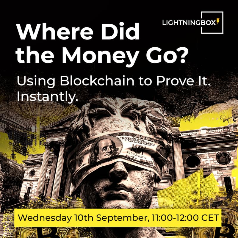 Cover Image for Where Did the Money Go? Using Blockchain to Prove It. Instantly.