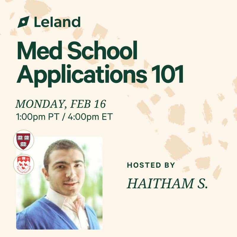 Cover Image for Med School Applications 101