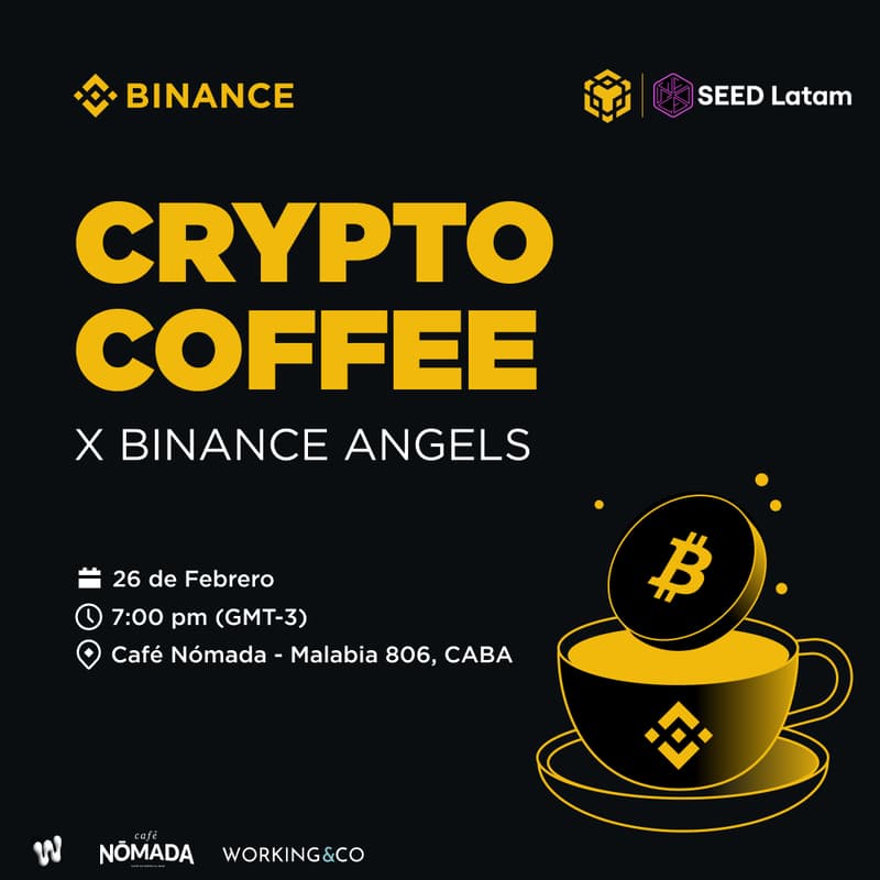 Cover Image for Crypto Coffee x Binance Angels - Bs As