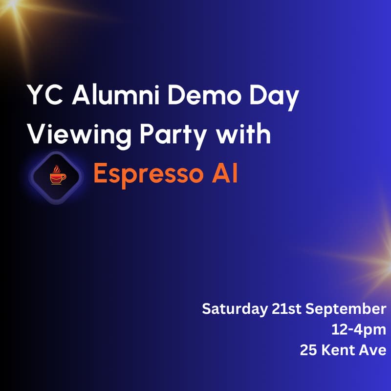 Cover Image for YC Alumni Demo Day Viewing Party