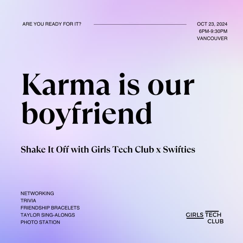 Cover Image for Girls Tech Club x Swifties: Networking + Friendship Bracelets